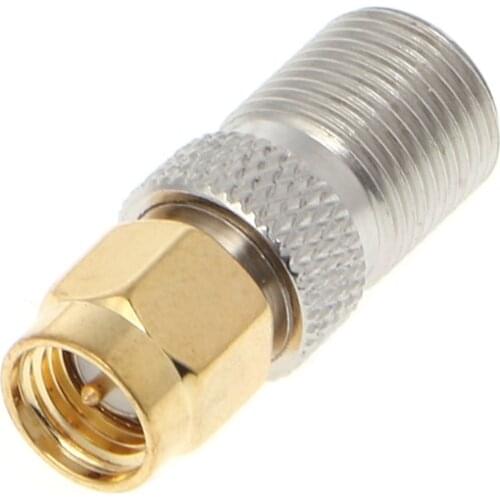 SMA Female To Type F Female Plug Straight RF Coaxial Adapter Connector Converter