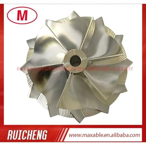 TD04HL 49189-00016 43.43/56.02mm 6+6 blades high performance turbocharger billet/milling/aluminum 2618 compressor wheel