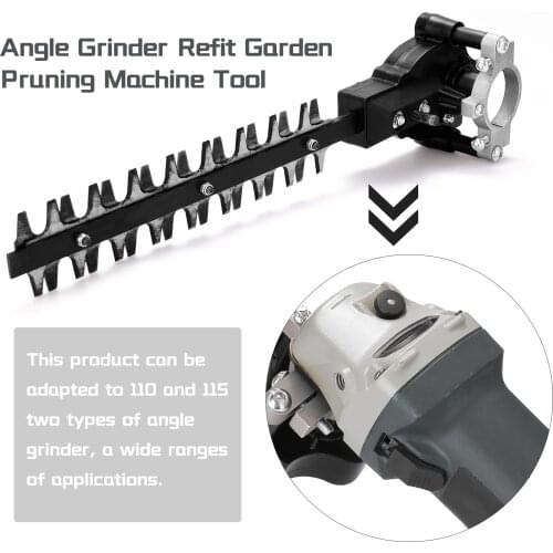 Angle Grinder Refit Garden Pruning Machine Tool Hedge Trimmer Pruning Tools Garden Home Outdoor Modified Tool Accessory 110 115
