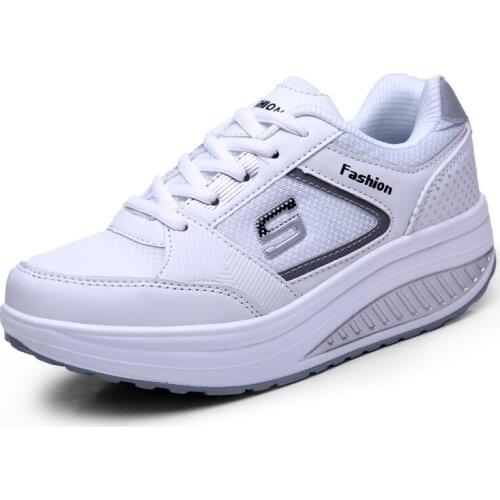 Women Running Shoes Summer New Style Female Sports Lace Up Athletic Shoes Non Slip Damping Fitness Sneakers Outdoor Shoes 2213