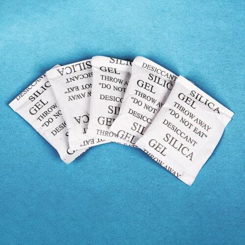 100 Pcs/Pack Desiccant Dehumidifier Non-Toxic 1 Gram Silicone For Room Kitchen Food Storage Clothes Moisture Absorber