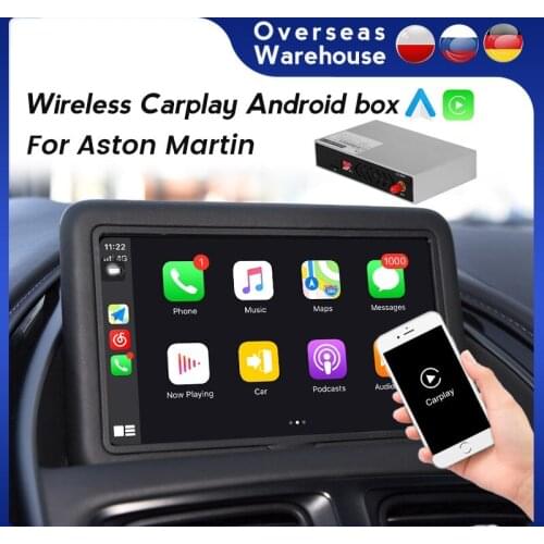 Wireless Carplay Module Decorder Box For Aston Martin DB11 Android Auto Multimedia Support Original 6.5" / 8.8" Mirror Link USB