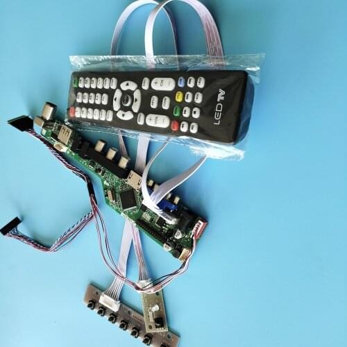 Kit for HB133WX1-100/300/500 Monitor AV remote HDMI TV VGA 1366x768 Audio 40pin Display USB LCD Controller board Screen Panel