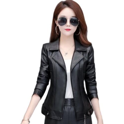 Lingwave Womens Fashion Leather Jackets