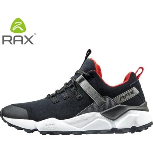 RAX New Mens Hiking Shoes Leather Waterproof Cushioning Breathable Shoes Women Outdoor Trekking Backpacking Travel Shoes Men