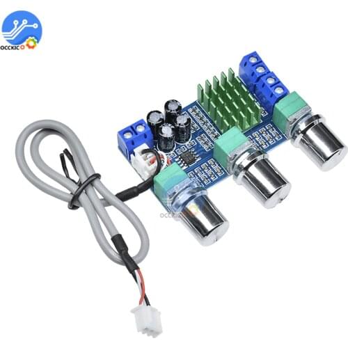 TPA3116D2 Audio Amplifier Board DC12-24V 2x80W High Power Digital Stereo Volume Control Sound Board Car Speaker HIFI Module