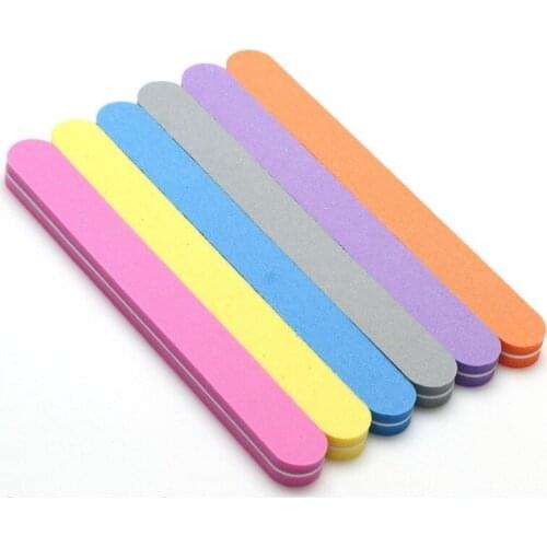 Professional Nail Files 100/180 Washable Nail Art Sanding Buffing Manicure Tools Set Polish Buffer Removal Sponge