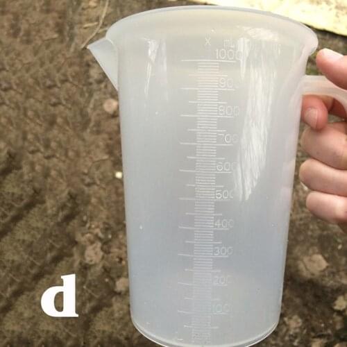 100ml 250ml 500ml 1000ml Transparent Cup Scale Plastic For Baking Cup Measuring Kitchen Tools