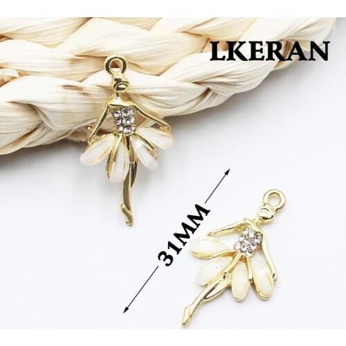 10Pc 17*31mm Mini Dancing Resin Rhinestone Buttons For DIY Accessories Decorative Button For Crafts Cclothing Sewing Accessories