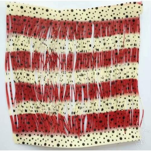 Fishing Lure Silicone Skirt Layers,Silicone Skirt Material for Tackle Craft, DIY Spinner, Rubber Jigs, Buzzbait--234