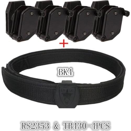 Tactical Skirmish IPSC Belt & Holster Speed Magazine Pouch Set Competition Shooting Belt Tactical Mag Holster Pistol Quick