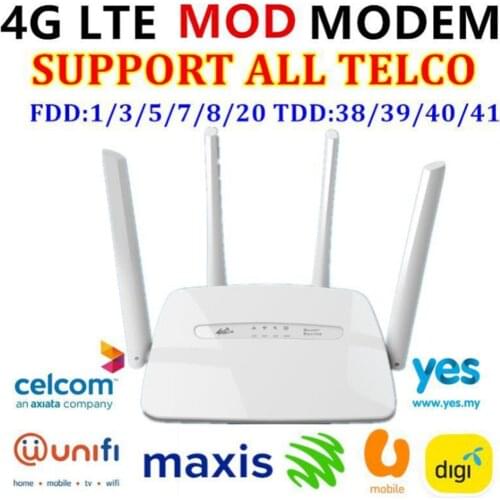 4G Wifi Router WAN/LAN-Port Cpe Support-Sim-Card Antennas 300mbps Unlocked Portable FDD Wireless CPE Hotspot Mobile-Wi-fi