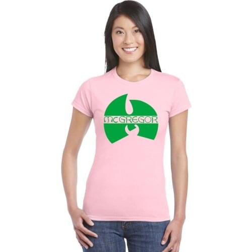 Womens short tops Music tee wrestling fighters conor mcgrego T-shirt woman Tshirt jogger Workout t shirts ladies Streetwear