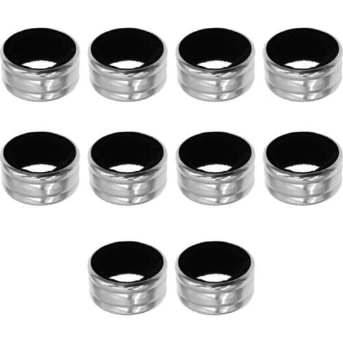 10 pcs Wine Drip Stop Ring Stainless Steel Anti-Overflow Leak-Proof Bottle Collar for Home Restaurant