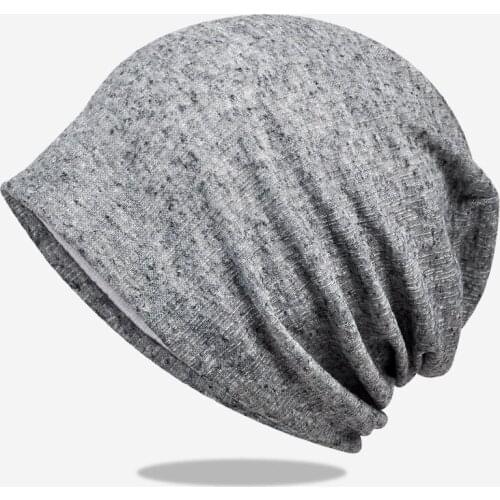 2020 Mens Beanies Hat Thin Section Solid Color Trend Elasticity Hedging Cap Men Women Knit Hat Outdoor Design Mens Peas