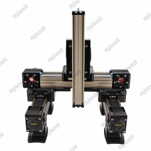 Mjunit automatic spray painting line xyz axis belt drive linear guide rail for coating production machine