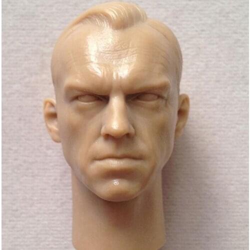 Blank 1/6 Scale Red Skull Hugo Weaving Head Sculpt Unpainted Fit 12" Figure