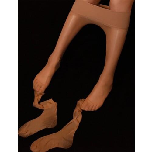 Seamless Pantyhose 1D Oil Shiny Transparent Tights Women Sexy Stockings Crotchless Medias Mujer Open Crotch Plus Size Pantyhose