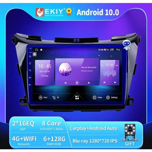 EKIY IPS DSP Car Radio Android For Nissan Murano 3 Z52 2014-2020 6G+128G Multimedia Video Player GPS Navigation Auto Stereo DVD