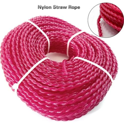 3.0mm Diameter Grass Trimmer Line Brush Cutter Power Nylon Twist Rope Weed Straw Rope Lawn Mower Accessory Strimmer Double-line