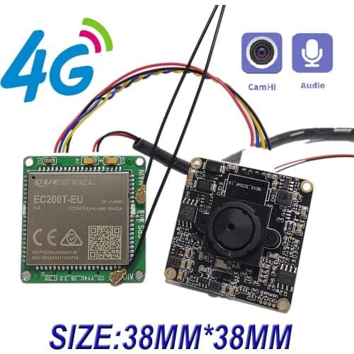Mini 4G Pin hole Camera CCTV P2P Onvif Audio 3G 4G SIM Camera Module Chip Board Wifi Wireless IP Camera P2P For indoor camhipro