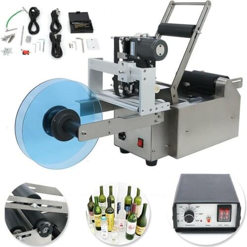 MT-50D Automatic Round Bottle Labeling Machine Labeller & Date Code Printer