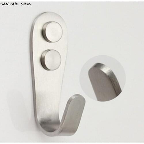 Kitchen Cabinet Clothes Wall Hangers Organizer Holds House Storage Tools Stainless Steel Door Hook Hot Saleing