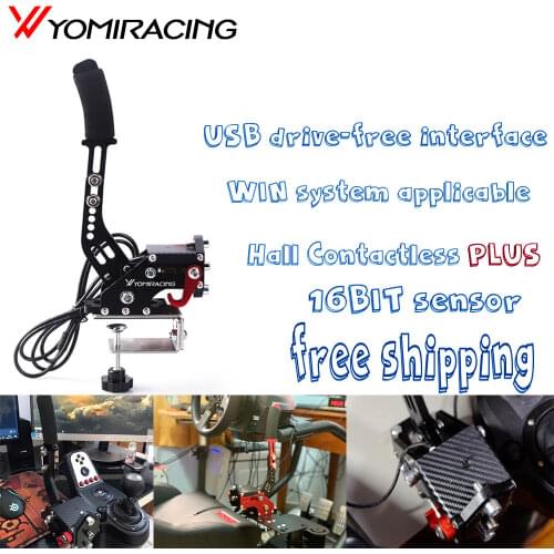 New Logitech Brake System 14 Bit Hall Sensor Usb Handbrake Sim For Racing Games G25/27/29 T300 T500 Fanatec Osw Dirt Rally Red