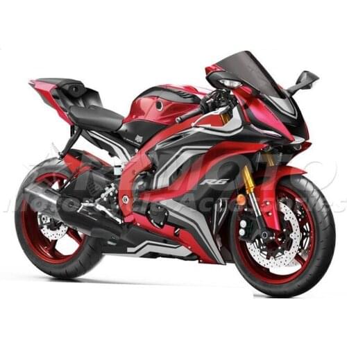 New ABS Motorcycle Fairing Kits Fit For Yamaha YZF 600 R6 2017 2018 2019 2020 R6 17 18 19 20 Custom Red Black