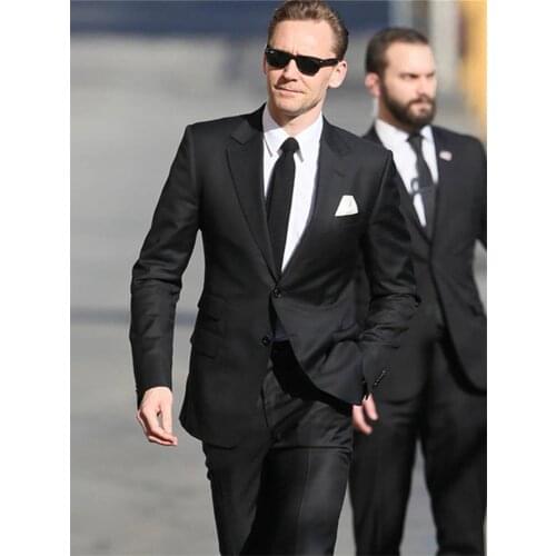 New Men’s Suit Smolking Noivo Terno Slim Fit Easculino Evening Suits For Men black shawl lapel business blazers groomsmen tuxedo
