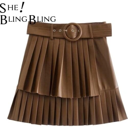 Женские плиссированные юбки SheBlingBling China At AliExpress