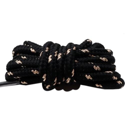 4.5MM White Black Shoelaces Charmed Metallic Yarn Laces Shining Charmed Women Sneaker Boot Canvas Sport Shoe Rope 350