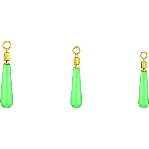 10PCS/Lot Copper Head Silicone Fishing Gear Block Rotation Bobber Float Rest Drift Fishing Floats Accessory