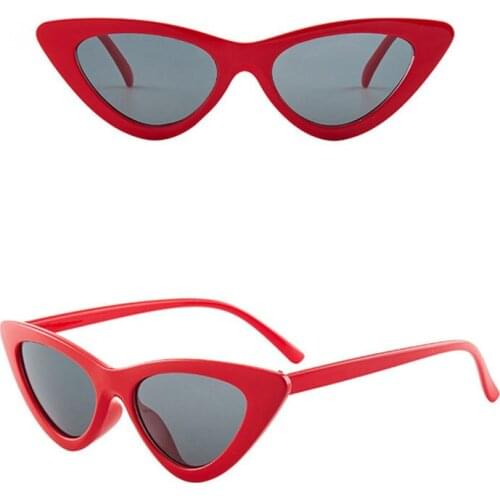 Vintage Cat Eye Sunglasses Women Sexy Retro Small Cat Eye Sunglasses Brand Designer Colorful Eyewear For Female