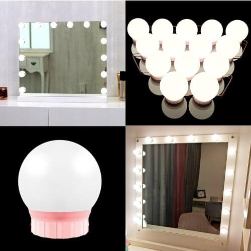 14/10/6/2 Bulbs Makeup Mirror Led String Lights Christmas Decorations for Home Bedroom Dressing Table Decor New Year Navidad DIY
