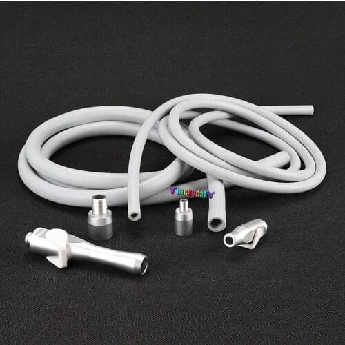 2pcs Dental Saliva Ejector Suction Valves HVE/SE with 2 handpiece Hose Tube