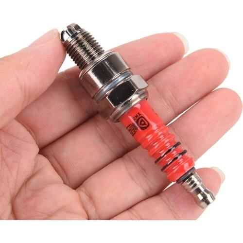 High performance 3 Electrode Spark Plug Rep C7HA C7HSA For Scooter GY6 50cc 150cc