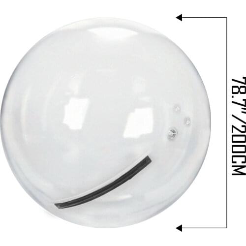2M Water Walking Roll Ball Inflatable Zorb Ball Germany TIZIP Zipper Family Fun Zorb Ball