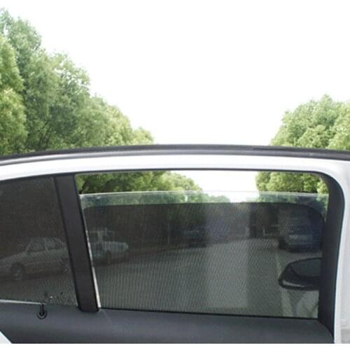 2pcs/lot Car sunshade Uv sticker Electrostatic Stickers Auto Supplies Sun Block Sun-shading for Skoda Octavia Car styling
