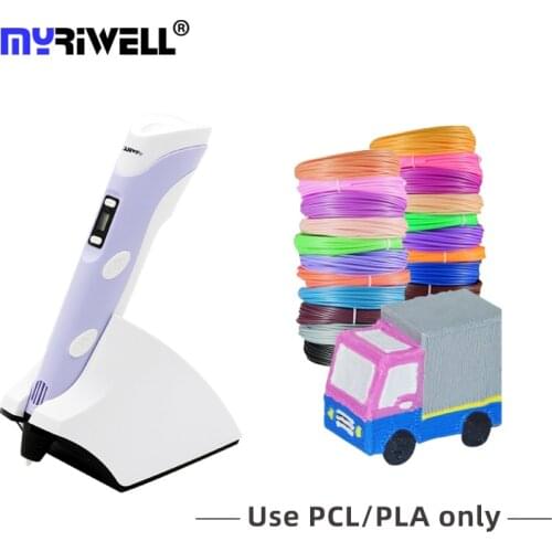 Myriwell speed adjust PLA/PCL 3D pen wireless charging DIY easy for beginners kids gift 3d printing pen toy