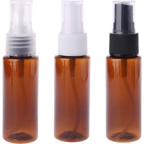 40ml Portable Essential Oil Spray Bottles Mist Sprayer Container Travel Refillable Bottle Skin Care Brown