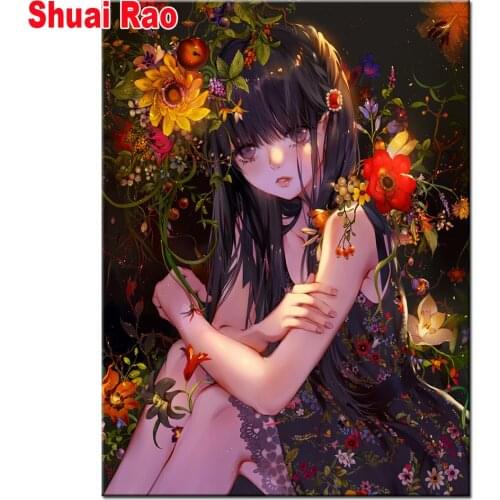 Angel fairy diamond embroidery full round 3d diy diamond painting mosaic diamond cross stitch kit 5d diy diamant painting