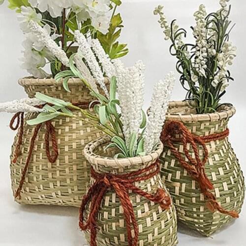 Bamboo Basket Sturdy Waterproof Eco-friendly Birds Nest Wall Hanging Basket for Fishing