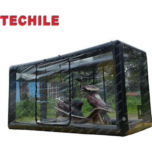 Waterproof inflatable motorcycle cover display show case Motorcycle Inflatable Car Shelter