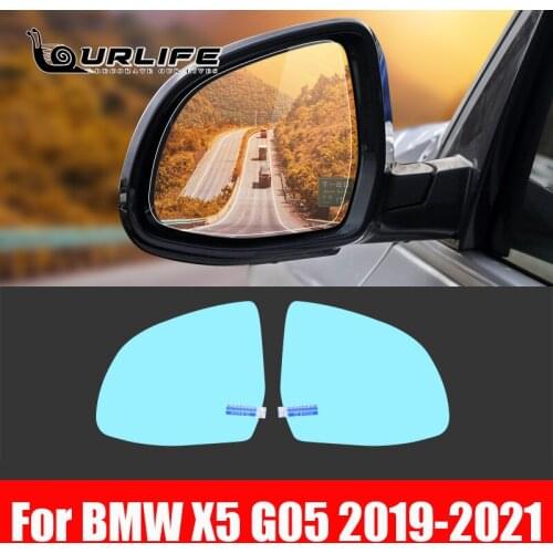For BMW X5 2019 2020 2021 G05 Car Rearview Mirror Protective Film Anti Dazzle Waterproof Rainproof Fog Car Sticker Accessories