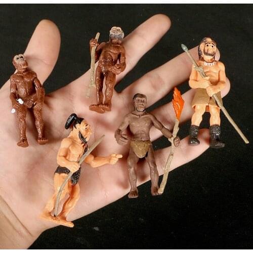Simulation Models of Human Evolution,Human Life Growth Primitive Figurine Teaching Materials Science Educational Toy For Kids