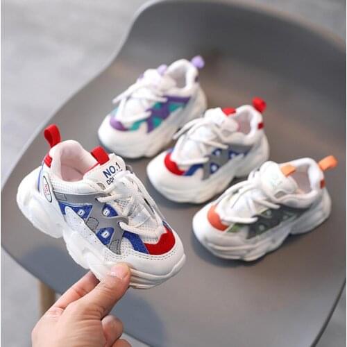 2021 New Spring Cute Sneakers Casual Baby Running Trainers Bosy Girls Chaussure Enfant Symphony Children Sport Canvas Shoes