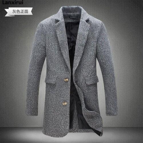 Lanxirui Mens Long Coats