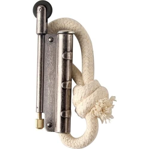 Metal Outdoor Fire Firearm Windproof Fire Rope Cotton Rope Kerosene Lighter Smoking Accessories for Weed Cool for Girl Briquet