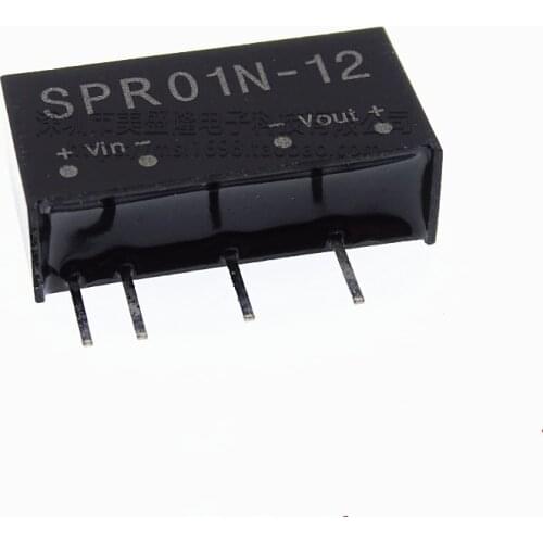 New original SPR01N-12 DC/DC SIP-4 1W Regulated Single Output Converter power module